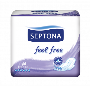 8 pcs Sanitary Napkins Feel Free Night